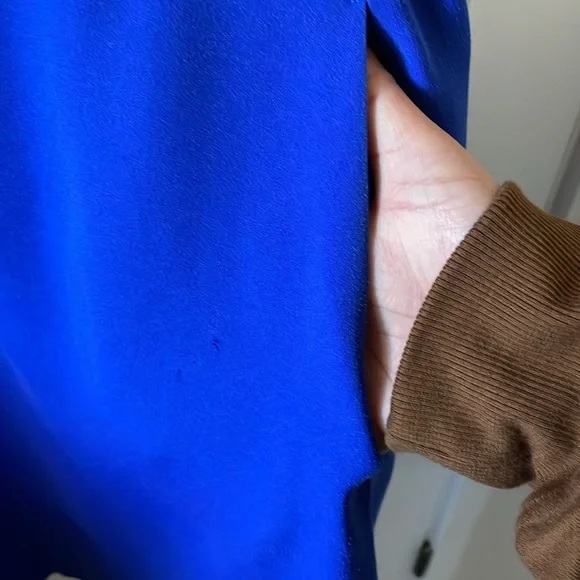 Royal cobalt blue dress plus pockets - Picture 5 of 7